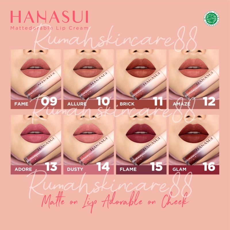 HANASUI Mattedorable Lip Cream