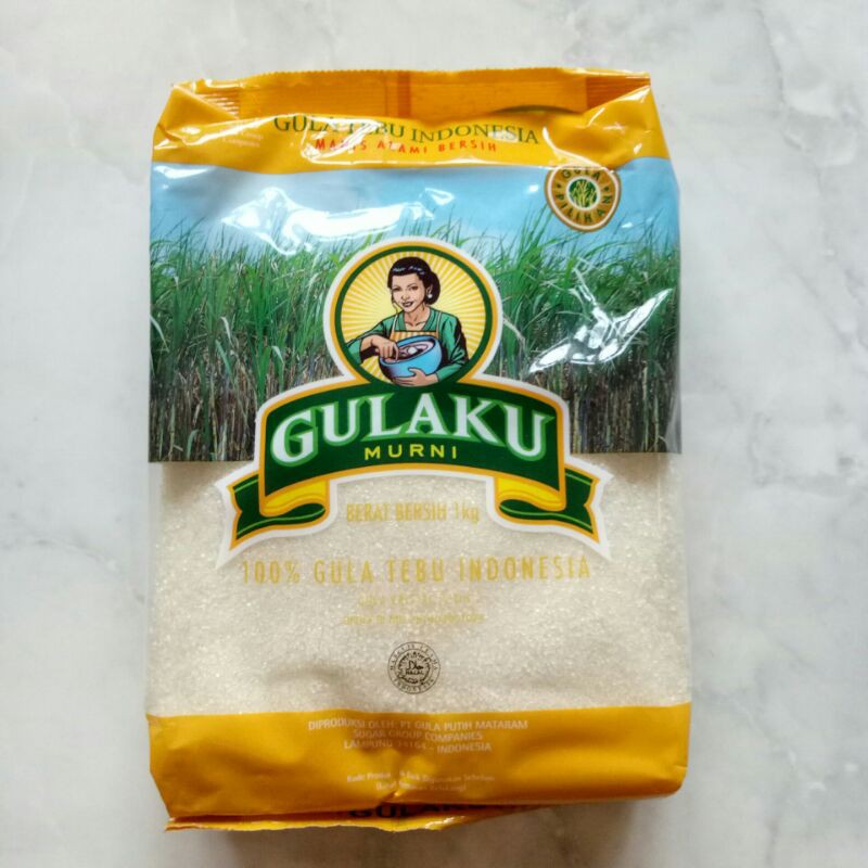 Gulaku 1 Kg Gula Pasir 1 Kg Gula Pasir Murah Gula Tebu Gula Tebu Berkualitas Premium Laris Manis Indonesia