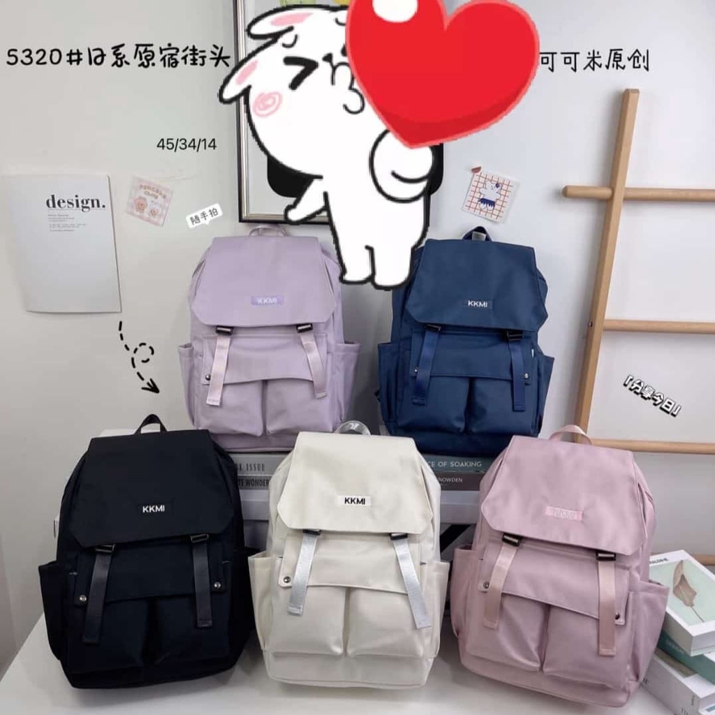 Tas Sekolah Anak Abg Remaja Korea Style Import Ransel Anak SD SMP SMA Ukuran Besar Good Quality untuk Anak Perempuan Tas Import ABG KKMI #5320