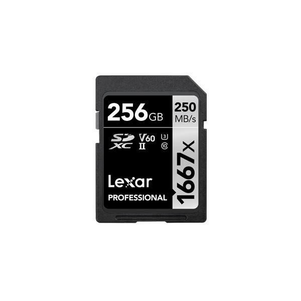 Lexar Professional 1667x SD Card XC 256GB Up To 250MB/s-Garansi Resmi