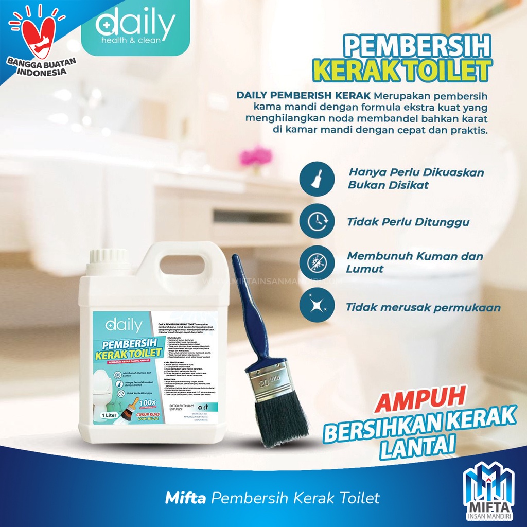 DAILY PEMBERSIH KERAK KAMAR MANDI / PEMBERSIH KERAK / PEMBERSIH TOILET