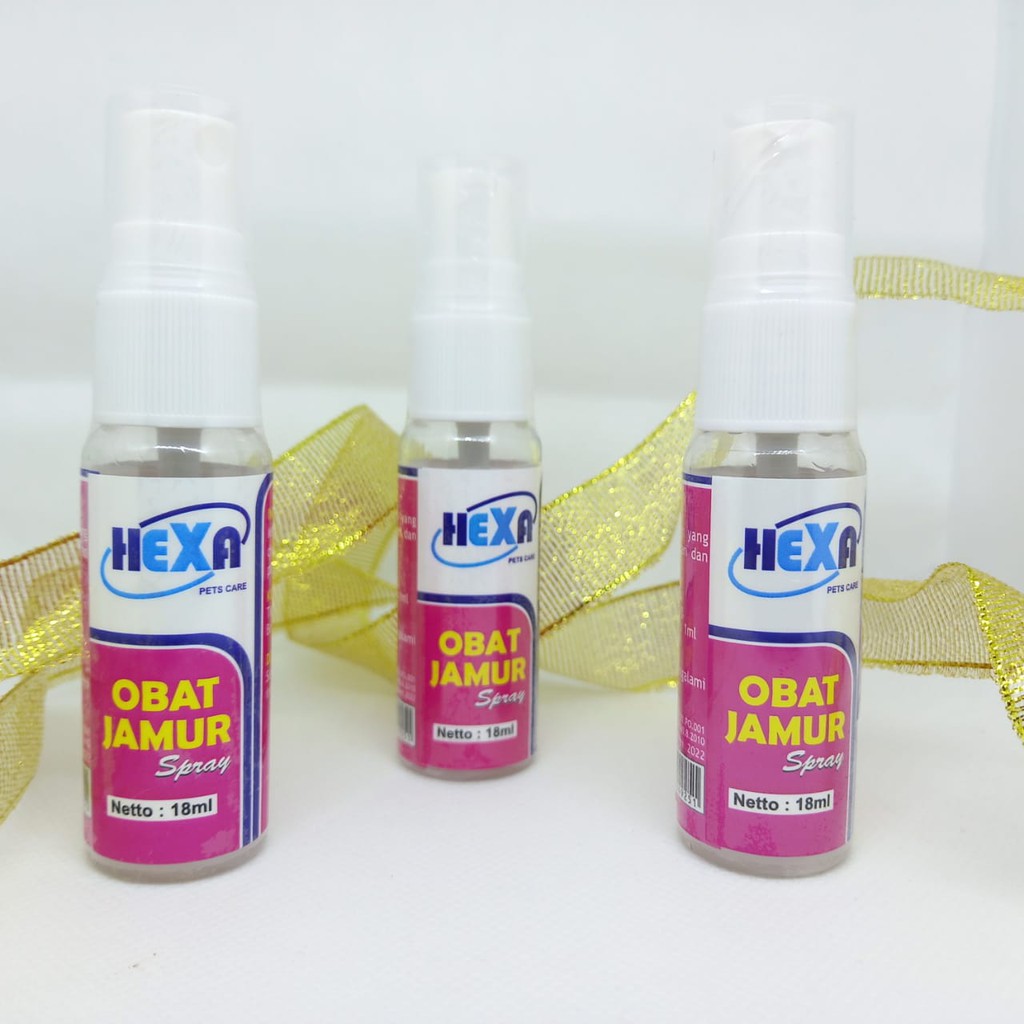 Hexa Obat Jamur Spray 18ml - Untuk Kucing &amp; Anjing