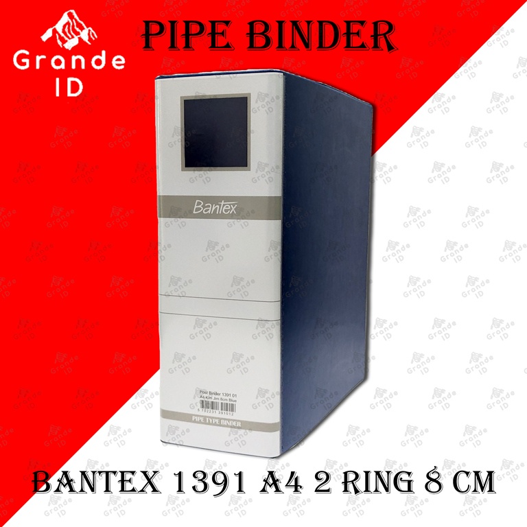 

PIPE BINDER BANTEX 1391 A4 2 RING 8 CM
