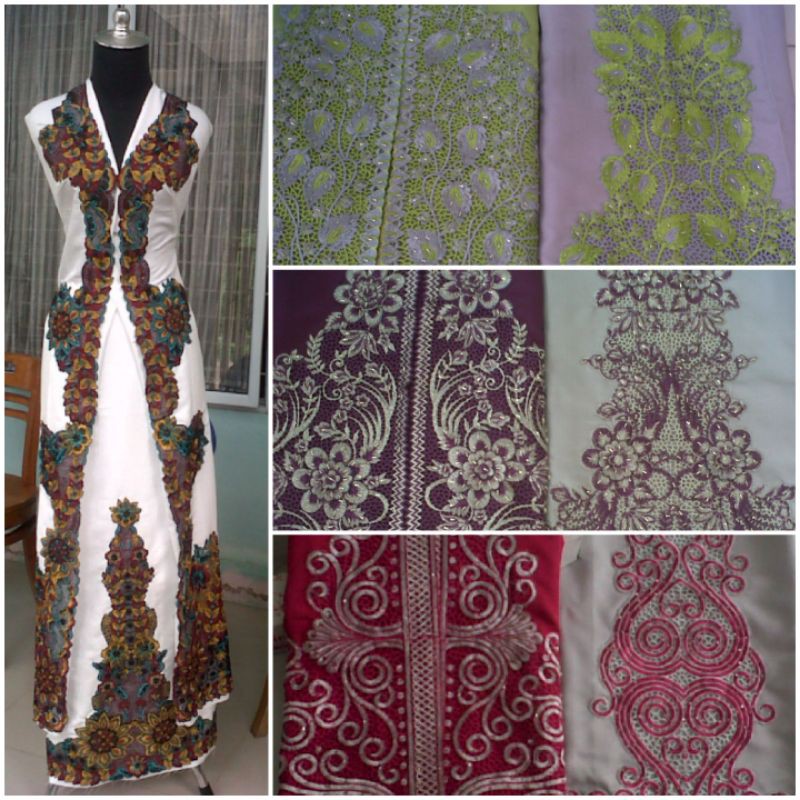 Kain Kebaya Bordir Kartini Kutubaru Wisuda | Abaya Muslim Modern Balotelli