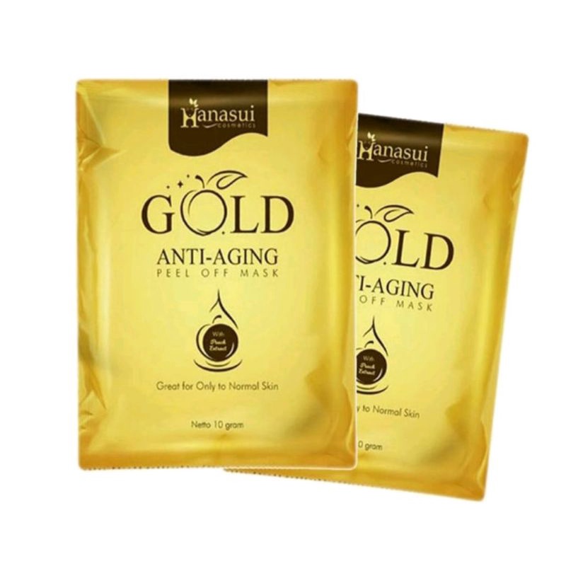 Masker Gold Hanasui (BPOM)