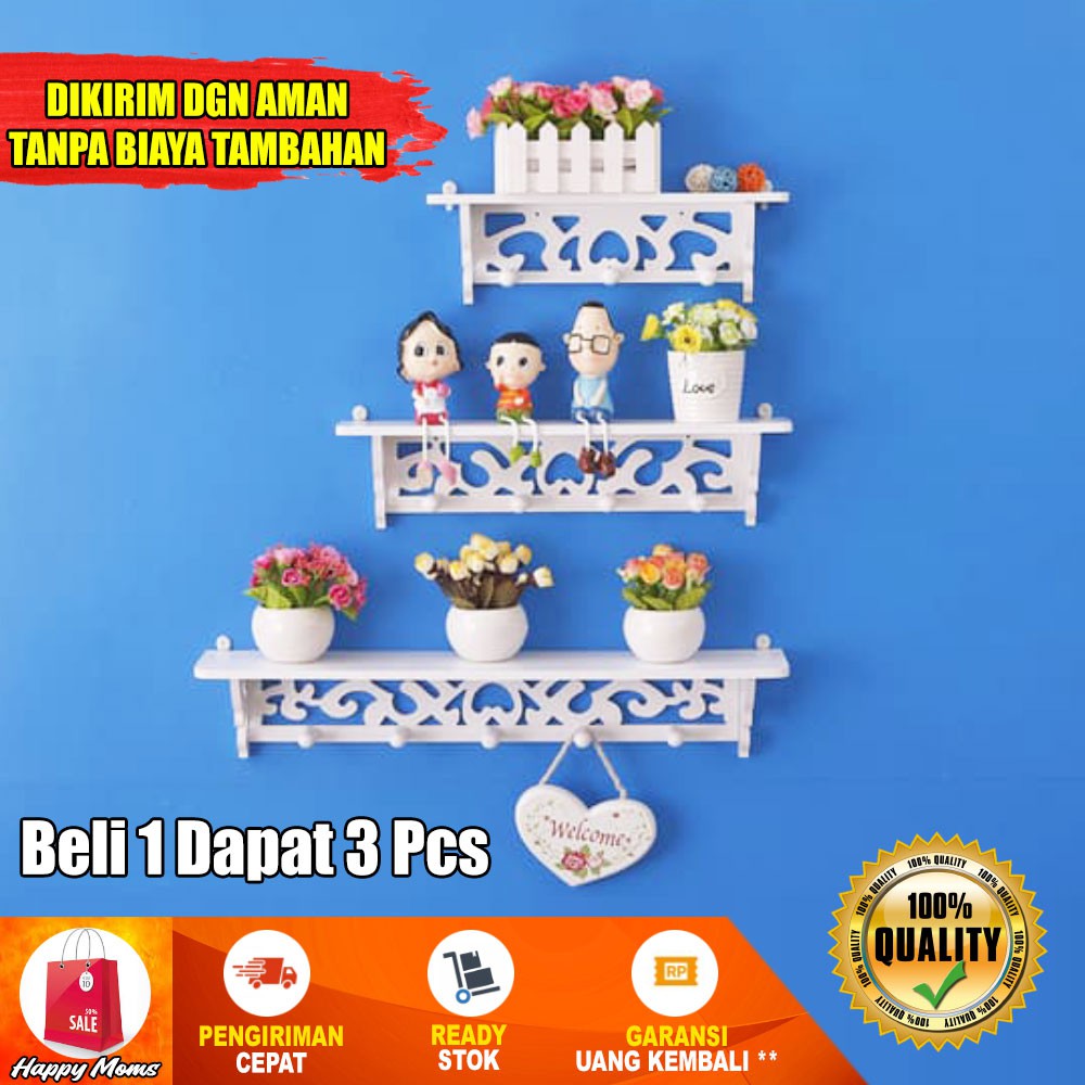  Gantungan  Dinding  Kayu Rak Hiasan Dinding Gantungan Kunci  