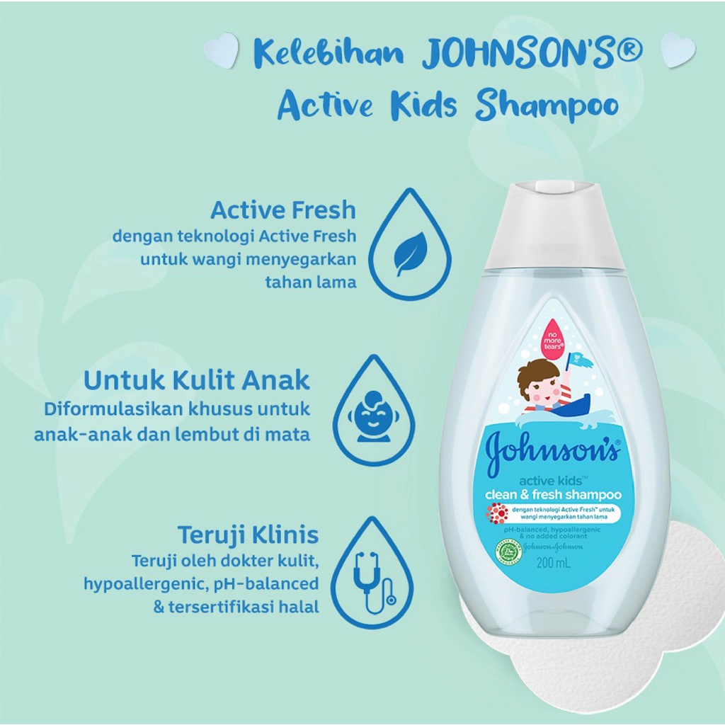 JOHNSON'S Baby Shampoo &amp; Conditioner Shampo Kondisioner Bayi BPOM (VH)