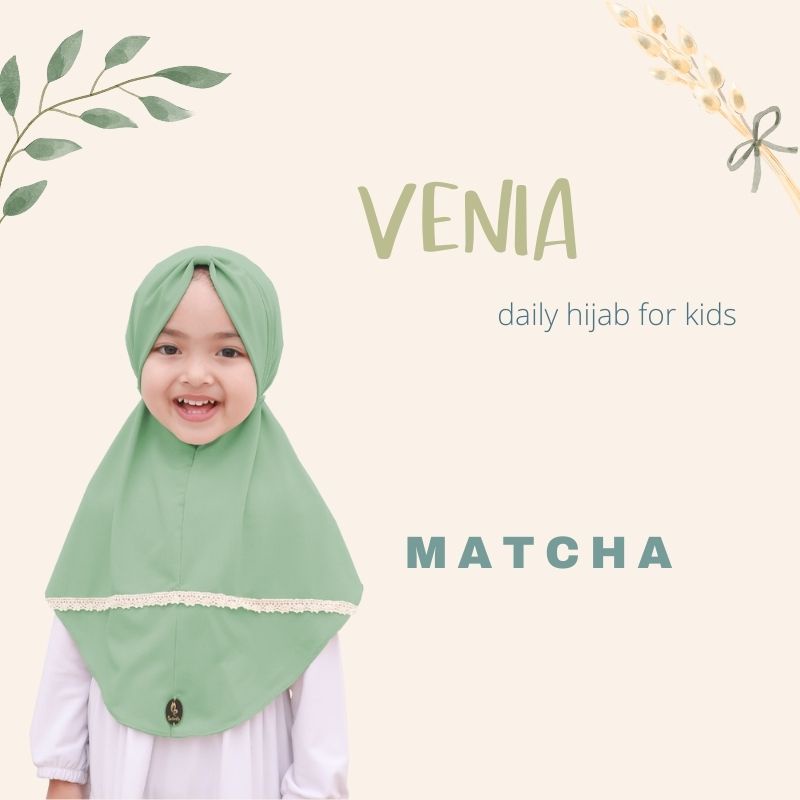 Hijab Anak Renda Terbaru Usia 1-3 Tahun Lucu VENIA