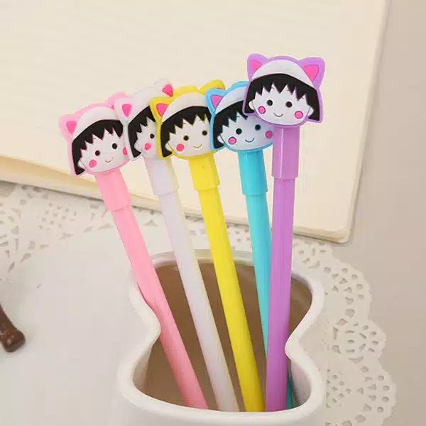

PC ALAT TULIS ANAK PULPEN KARAKTER CHIBI MARUKO CHAN LUCU