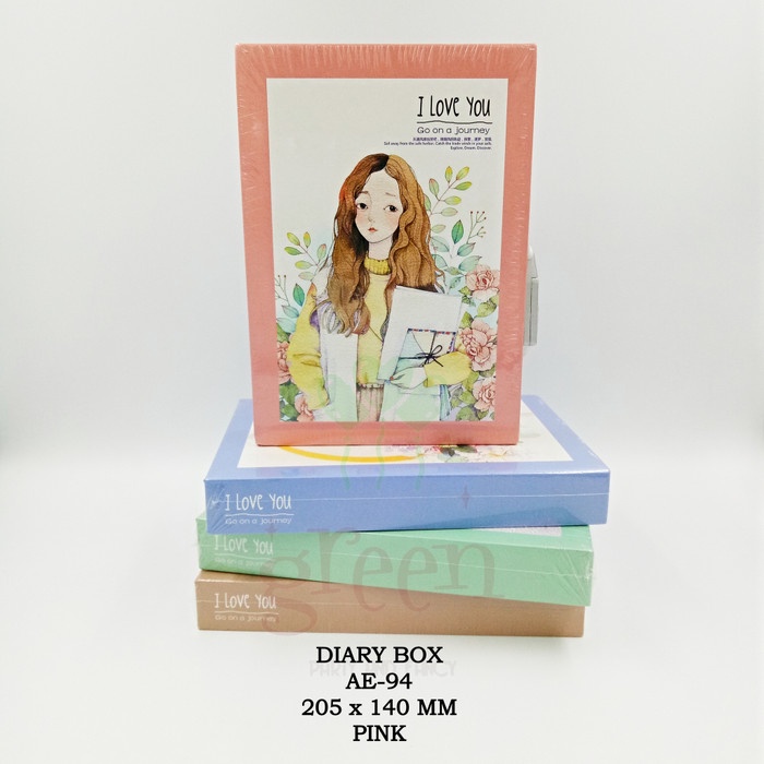 

[RESTOCK] DIARY BOX/ BUKU DIARY ANAK/ DIARY DUS/ JURNAL ANAK AE-94 - Merah Muda
