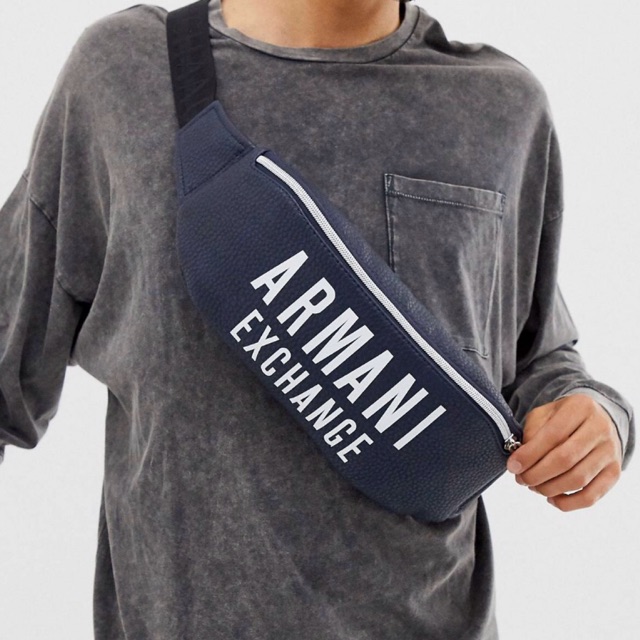 ARMANI EXCHANGE SLING BAG NAVY ORIGINAL
