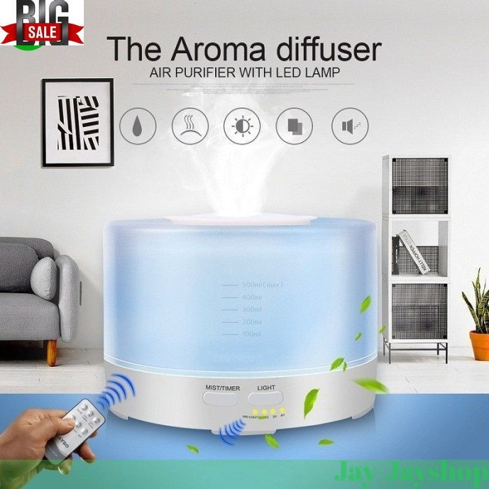 Air Humidifier 7 Color 500ml with Remote Control HUMI H14A