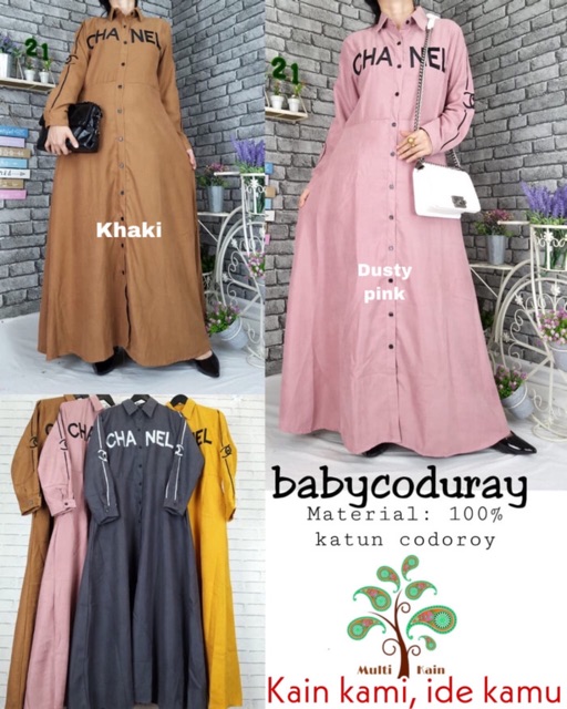 bahan multi kain full katun baby codoroy codoray kodoroy kodoray / pique sweding