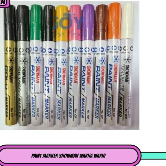 

Di⚡kon !! PAINT MARKER SNOWMAN WARNA WARNI produck vyralral