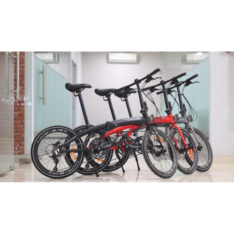 Sepeda Lipat Element Ecosmo Z8 451 frame Alloy Rem Hydrolic Garansi SNI NEW kredit cicilan cicil termurah-3