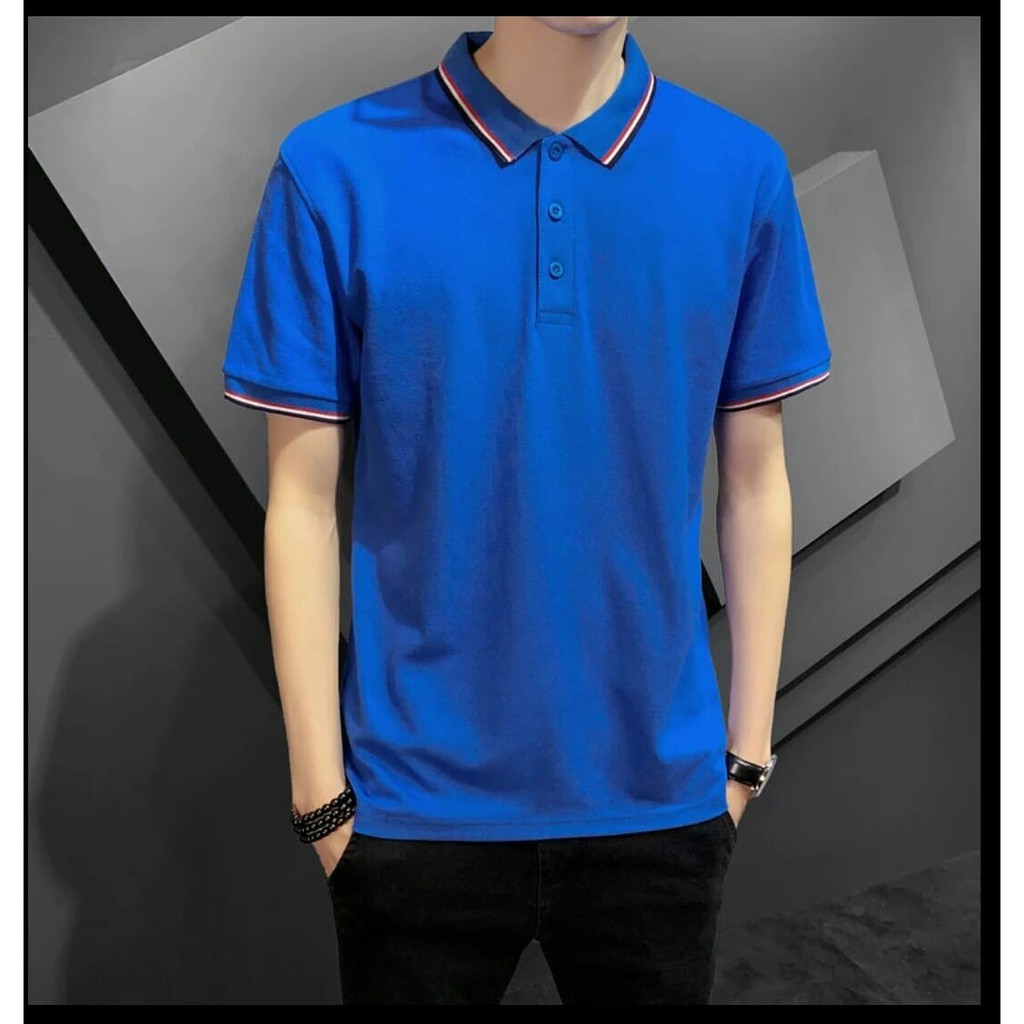 NEW Baju Polos Pria//Kaos Polo Pria//Kaos Kerah Lengan Pendek Galeo Wangky Good Quality NT