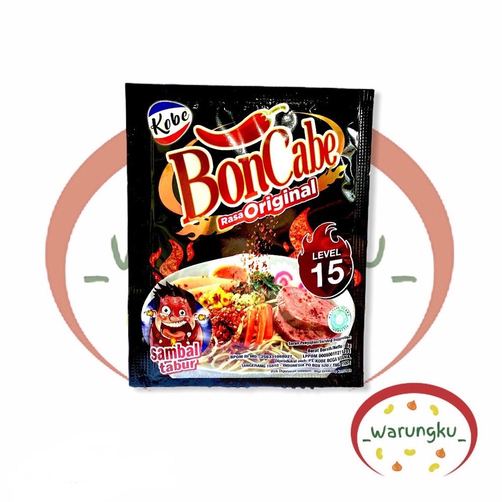 SACHET Bon Cabe Original Level 15 Boncabe 1PCS