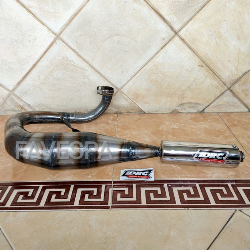 KNALPOT VESPA DRC BUANG KIRI RACING HARIAN