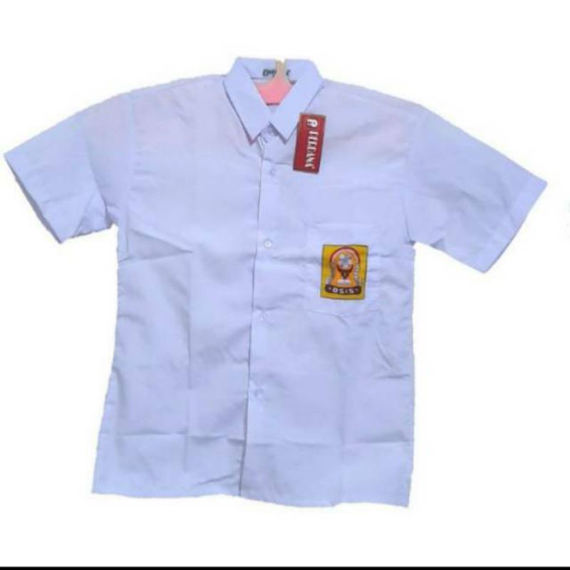 Baju Putih SMP Lengan Pendek Seragam Sekolah