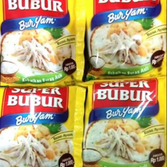 

Super bubur 10 pcs