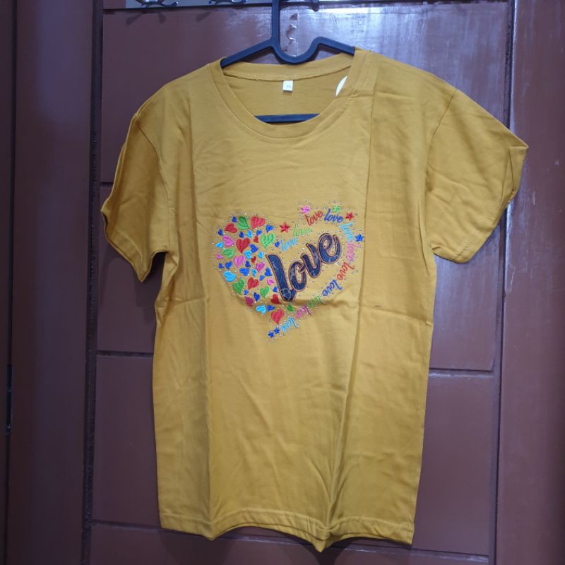 Kaos Bahan Katun Bahan Adem