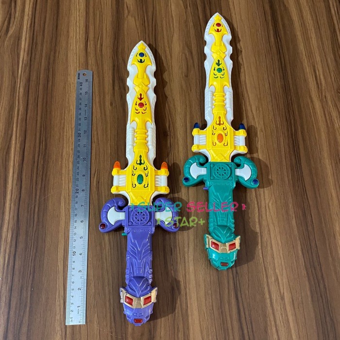 MAINAN ANAK LAKI LAKI PEDANG BATERAI / MAINAN PEDANG BATERAI LAMPU