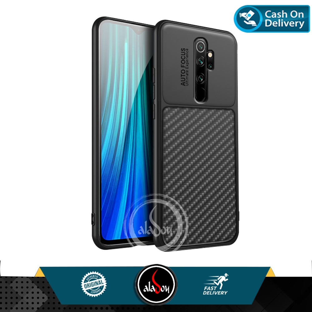 Case Xiaomi Redmi Note 8 Pro Ultimate Carbon Combine Premium Softcase