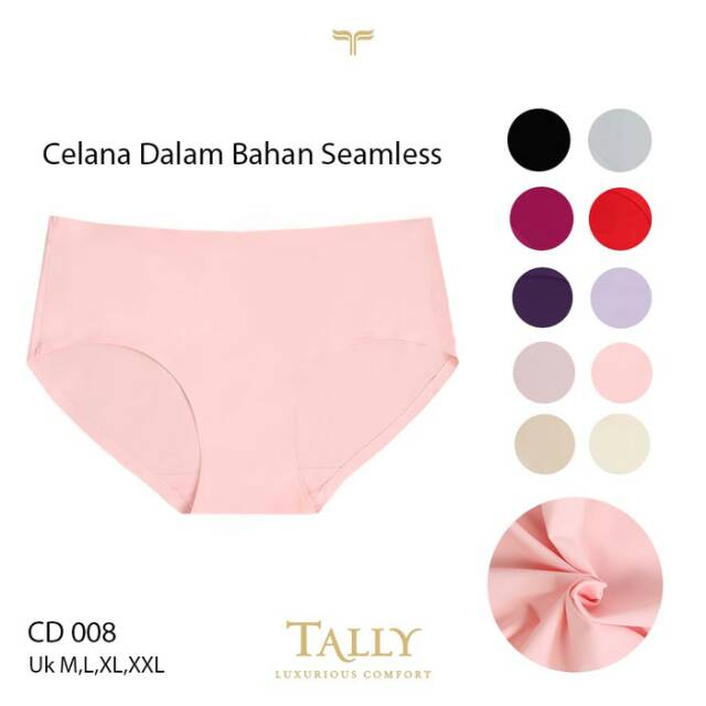 Pakaian dalam/Celana Dalam / CD Seamless / Celana Tanpa Jahit Model C 344, C 345 &amp; C 008 Asli Tally