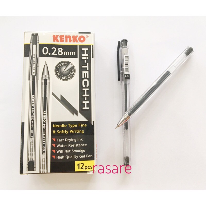 

Bolpen Kenko Hi-tech 0,28mm Hitam