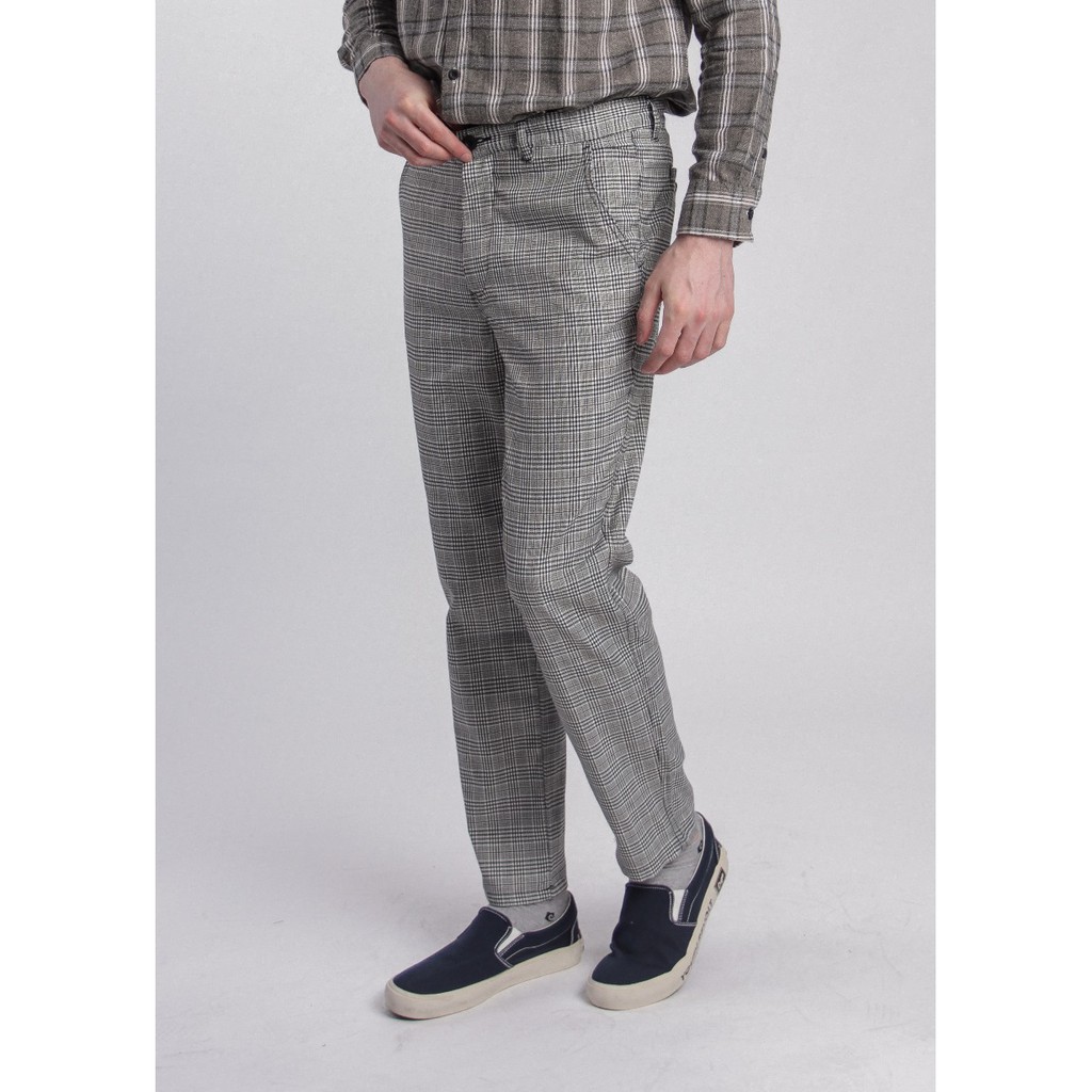 

Erigo Checked Pants Kang White