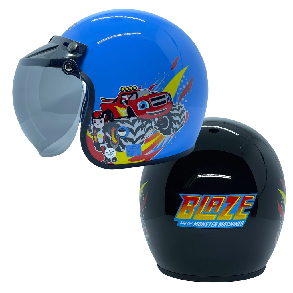 Helm Anak WTO Semi Retro - Blaze