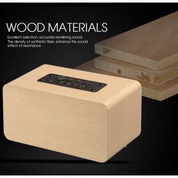 Desktop Bluetooth Speaker Stereo Subwoofer W5 / Speaker Kayu Bluetooth Speaker Bluetooth Bass / Speaker Bluetooth Desktop Subwoofer W5 Bahan Kayu Desain Elegan / Speaker Portable Bluetooth Shock Bass Kuat / Speaker Bluetooth Subwoofer Bass Speaker Aktif