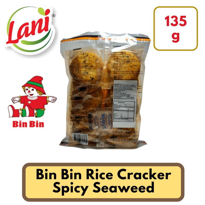 

Siap Krim Bin Bin Rice Cracker Spicy Seaweed 135 Gr