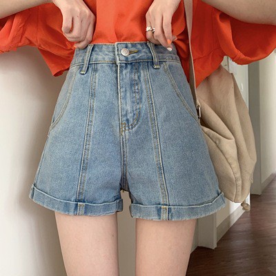 short denim pants for ladies