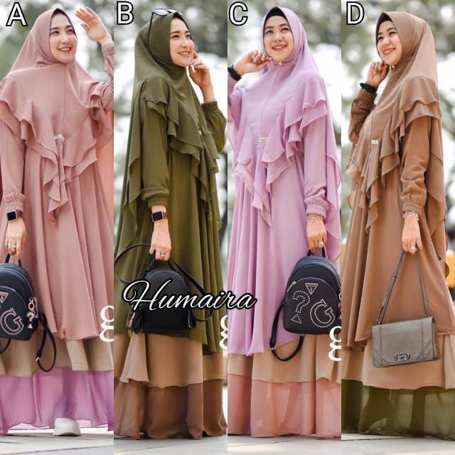 BEST SELLER HUMAIRA SYARI GAMIS CERUTY BABYDOLL PREMIUM ARMANI
