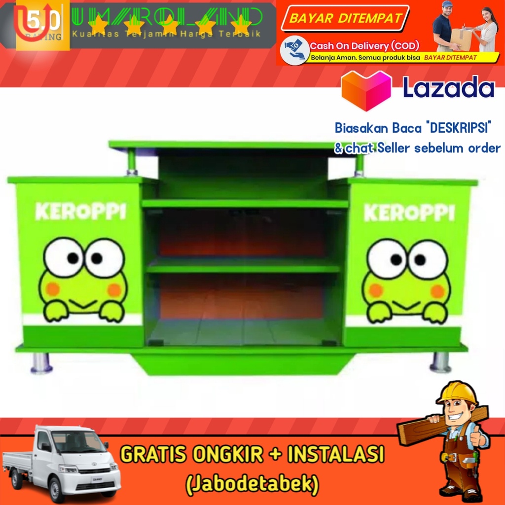 Meja TV 32"inch Model Karakter / Bupet TV Minimalis