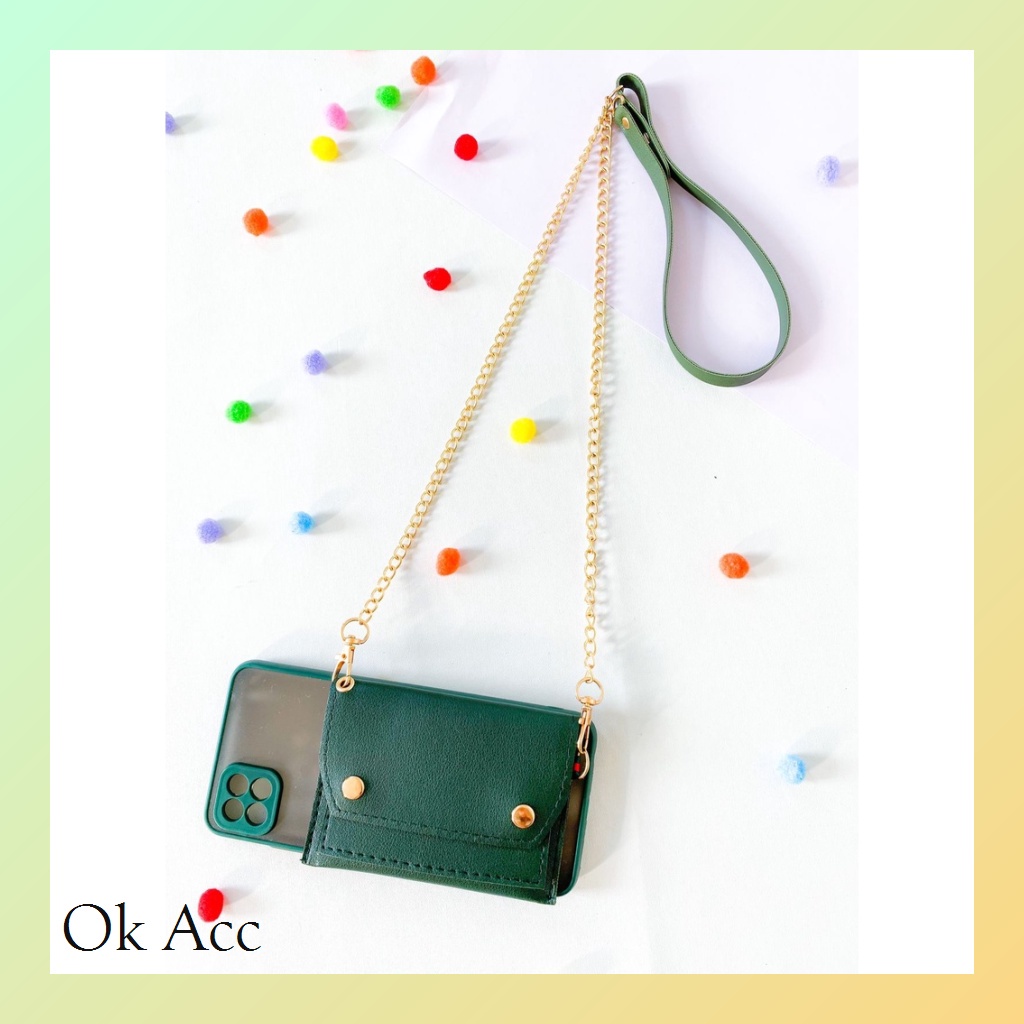 Case Tas Sling FH61 FC for Oppo Realme 2 Pro U1 U2 C1 C11 C12 C15 C2 C20 C20A C21 C21y C25 C31 C35 3 5 5i 5s C3 7i C17 8 8i Narzo 50a 50i 5G