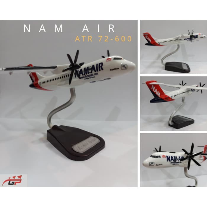 Diecast Pesawat - Miniatur Pesawat Garuda - Diecast Pesawat Jet Replika Miniatur Pesawat Atr Nam Air
