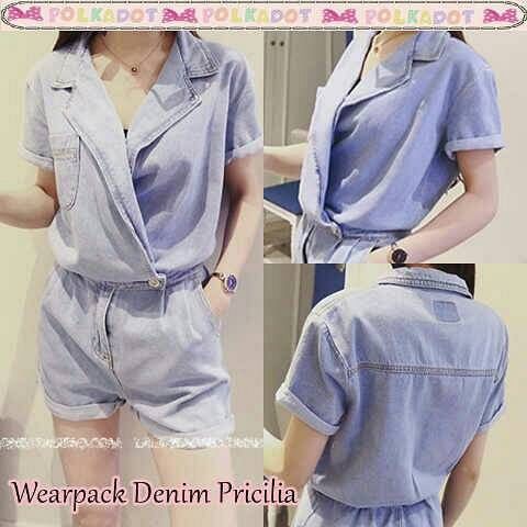 @67  cln  C-8096 Wearpack denim pricilia