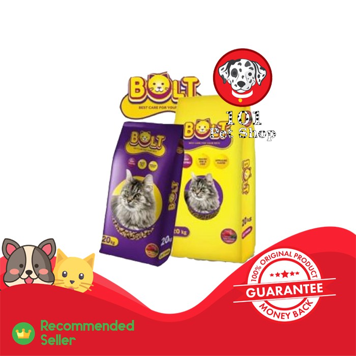 MAKANAN KUCING BOLT TUNA IKAN &amp; DONAT 7KG ( KHUSUS GOSEND &amp; GRAB )