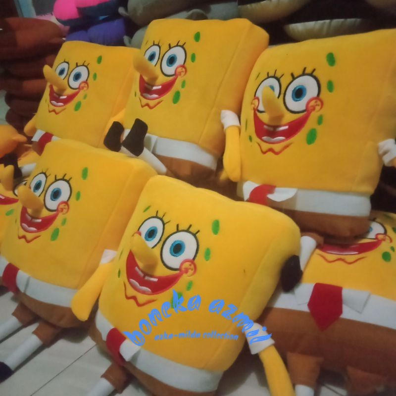 Boneka spongebob size l ukuran 40 cm