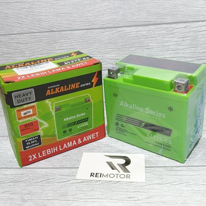 AKI ALKALINE ATZ7S-BS BIG AMPERE 12V7Ah/10Hr VARIO 125 SATRIA FU reim07 Segera Dapatkan