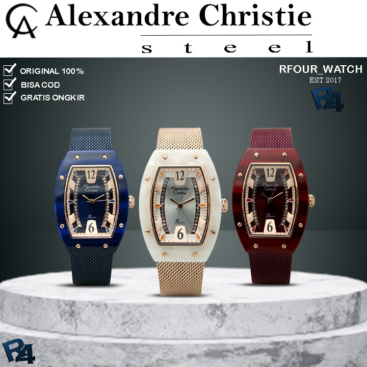 JAM ALEXANDER CHRISTIE WANITA ORIGINAL ALEXANDER CHRISTIE WANITA JAM TANGAN ALEXANDER CRISTIE  2778