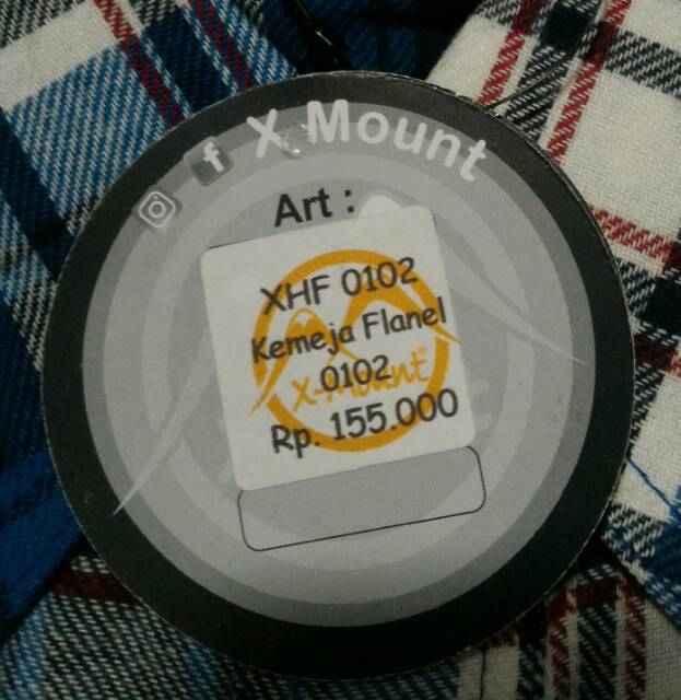 KEMEJA FLANEL KATUN KAMEJA PLANEL BAJU KOTAK KOTAK X-Mount