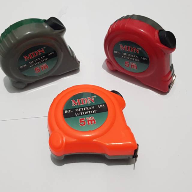 Meteran 5meter Mdn body plastik