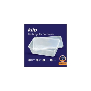 Tempat Makanan Plastik Thinwall 1000ml