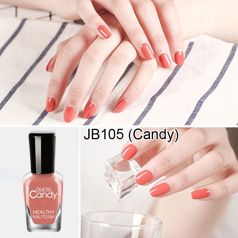 Kuteks Peel Off Cat Kuku Palsu Wanita Nail Polish Halal Kecantikan Candy 41 WARNA DD401 COD