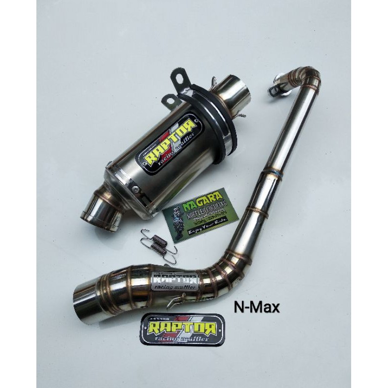 Knalpot Racing Stainless Nmax Old ORI Raptor