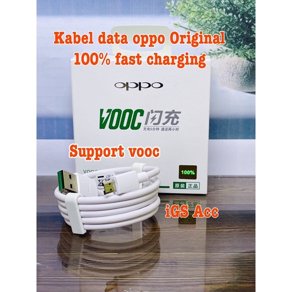 Kabel Data Oppo F1S F3 F5 F7 F9 Fast Charging Usb Micro Original 100%