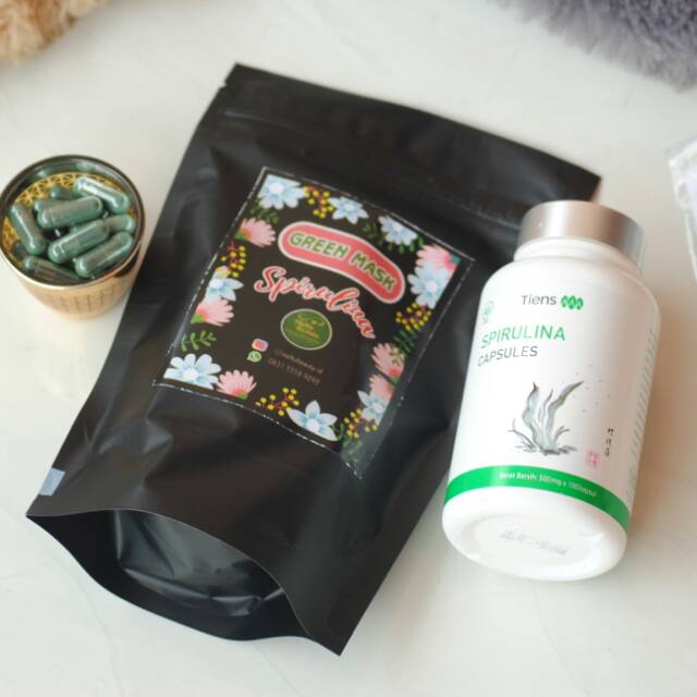 Discountt PROMO RAMADHAN Masker spirulina 10 kapsul